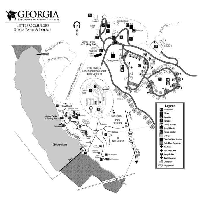 Ocmulgee Park Map